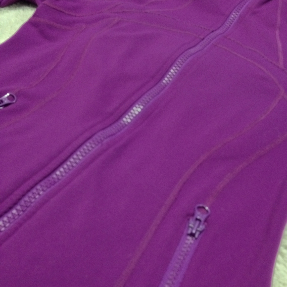 Lululemon | Define Jacket | Purple Full Zip Thumbholes | Size 6 - Picture 5 of 13